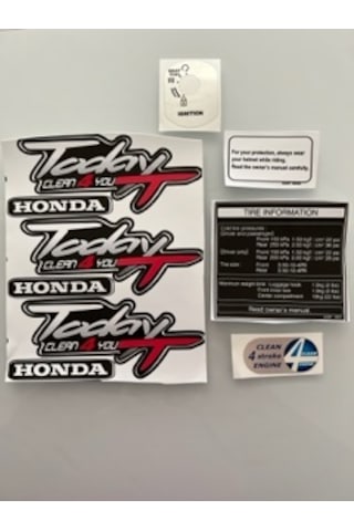 Honda TODAY Sticker Seti