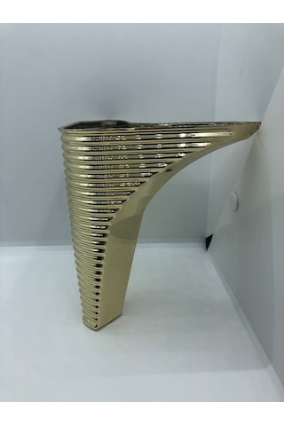DEKORATİF, 15 CM GOLD KAPLAMA BAZA,KOLTUK,MOBİLYA AYAĞI (4 ADET)