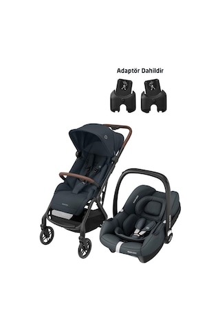 Maxi-Cosi Soho-Cabriofix I-Size Ana Kucaklı Ultra Kompakt  Seyahat Sistem Bebek Arabası Essential Graphite