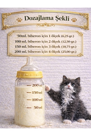 Clovit Cat Milk Yavru Kediler İçin Taurin İçeren Takviye 250 G