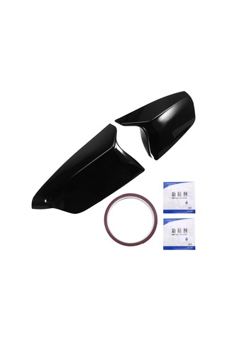 Xiaaokeji Chevrolet Baked Siyah İçin Araba Yan Dikiz Aynası Kapağı Döşemesi