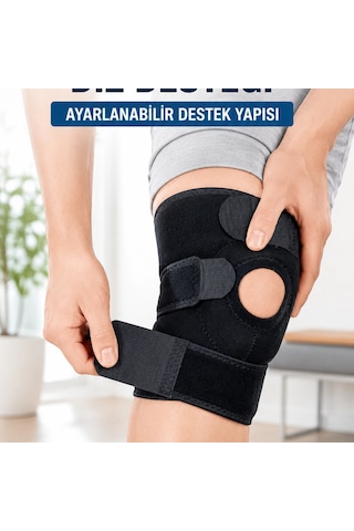 Ayarlanabilir Kısa Ligamentli Dizlik Açık Diz Kapağı Spor Ve Günlük Kullanım