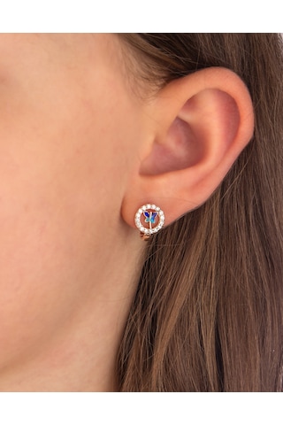 925 Ayar Gümüş Kelebek Yuvası Çocuk Küpesi