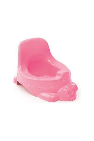 7168 Tavşan Çocuk Tuvaleti Pembe-Mavi ,Dolu Pembe