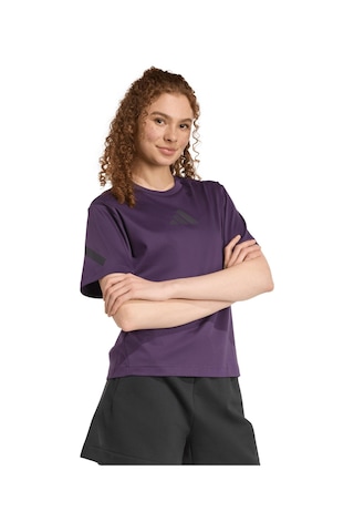 Jw7754-k Adidas W Z.n.e. Tee Kadın T-shirt Mor Jw7754-k Mor