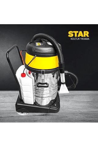 Star Profesyonel 3 Motorlu Halı Ve Koltuk Yıkama Makinası