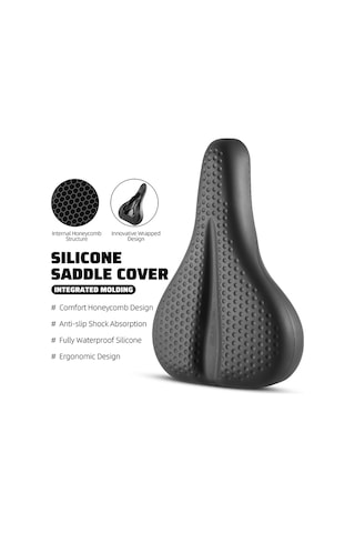 Lemestar Silikon Bisiklet Jant Kılıfı - Yumuşak, Yüksek Esnek Ve Amortisörlü - Dağ Yolu Bisikleti İçin Konforlu Jant Örtüsü Siyah