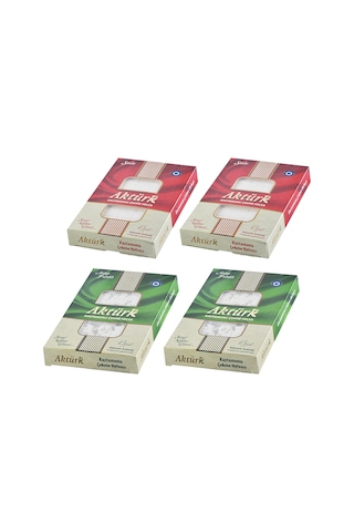 Aktürk Kastamonu Çekme Helva Sade Ve Fıstıklı 250 Gr 4 Lü Karma Paket