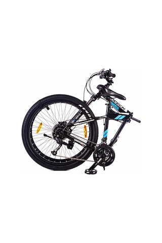 Geotech Fold Up 26d Pro 26 Jant 27vites Hd Katlanır Bisiklet 45 CM Mat Siyah - Mavi