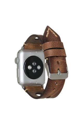 Bouletta Apple Uyumlu Watch Deri Kordon 38-40-41mm Taba