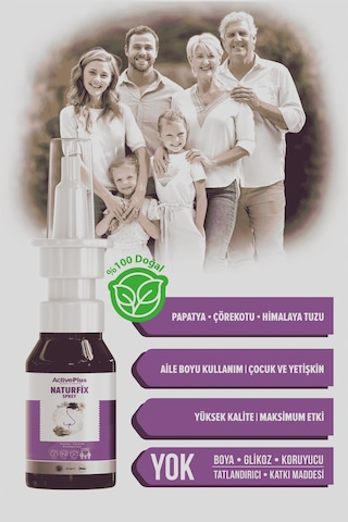 Active Plus Naturfix Burun Spreyi 20 ML