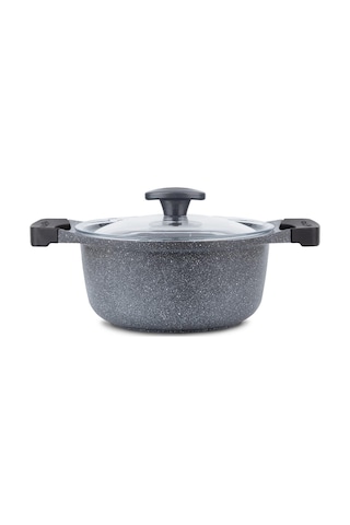 Thermoad 7 Parça Graneu Tencere Tava Seti Gri