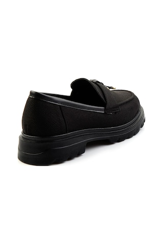 Bambi Siyah Kadın Loafer Ayakkabı K01997010518 Siyah
