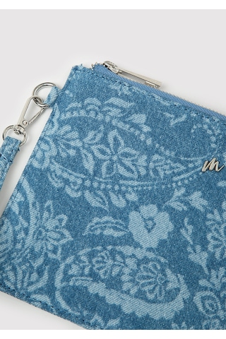 Mavi - Desenli Denim El Çantası 1913944-82050