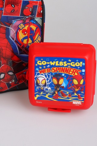 X Dekomus Lisanslı Spiderman Meanwhile Collection Beslenme Çantası,beslenme Kabı,matara Seti 165-Koyu Yeşil