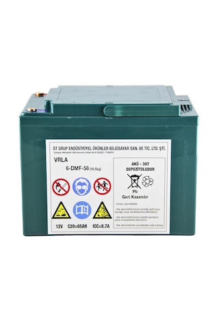 Safir Jel Akü 12 V - 58+ Ah 16.5kg 60 - 80 Ah Uyumlu - 4'lü Set
