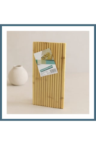 Agc Uygun Sepet Bambu Servis Sunum Tahtası 17x39x1.5 Cm - Çift Taraflı Düz & Kanallı Agc Diğer