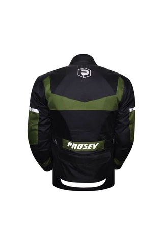 Motosiklet Montu Maxdura Kumaş 4 Mevsim Uzun Model Motor Montu Yeşil