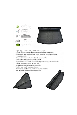 Skoda Octavia 2013-2020 5d Karbon Paspas Takımı +3d Pvc Bagaj Hav