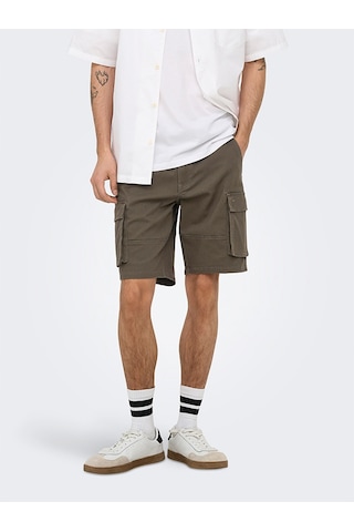 Only & Sons Onscam Stage Cargo Shorts 6689 Lıfe Noos Erkek Gray Şort - 22016689