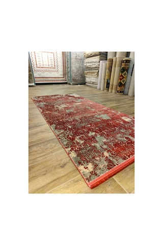 Palette Pa04c Bordo-gri Halı Çok Renkli