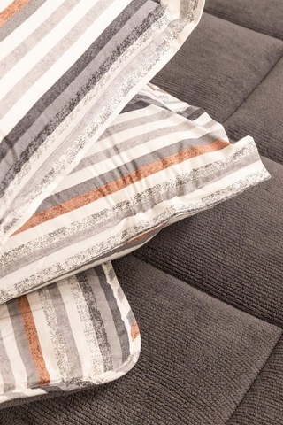 Sherpa Peluş Çift Kişilik Lastikli Çarşaflı Comforter Set Antrasit