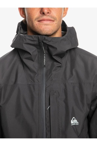 Quiksilver Over Cast Gore Tex Jk Erkek Mont-27815-Koyu Gri