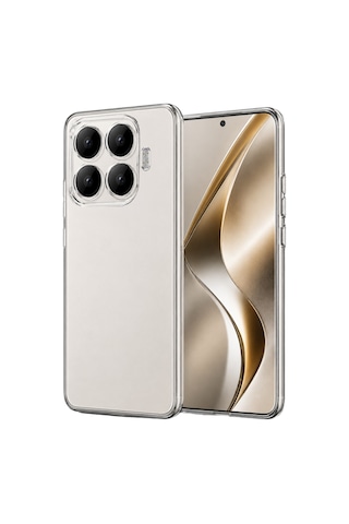 Gpack Xiaomi 17t Pro Kılıf Silikon Şeffaf Siyah