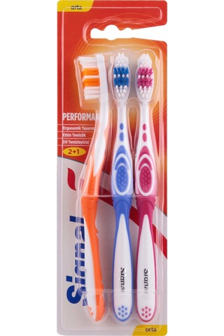 Signal Performance 2 + 1 Diş Fırçası Medium