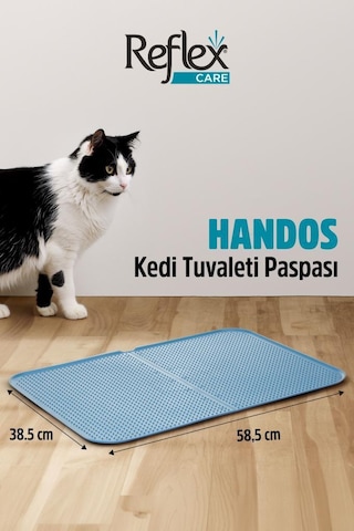 Reflex Care Handos Kedi Tuvaleti Paspası Lacivert 38,5 X 58,5 Cm