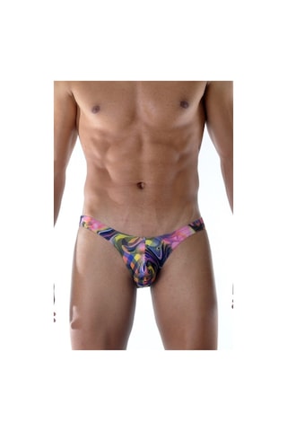 Terry Pau Don Moris Desenli Erkek Slip (Dm021811) Çok Renkli