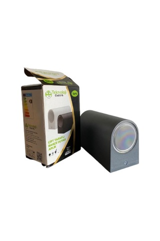 Teknoloji Elektrik Çift Yönlü Dekoratif Aplik (Siyah) Siyah