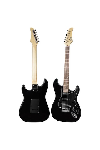 Midex RPH-30BK Gül Klavye Strat Kasa SSS Elektro Gitar Seti