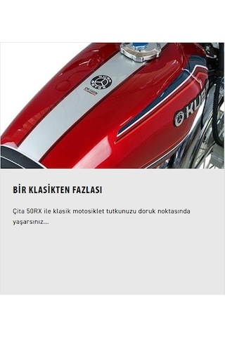 Kuba Çita 50-RX Motosiklet Siyah