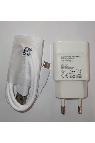 General Mobile Gm5 Plus Type-C Şarj Cihazı Adaptör + Kab