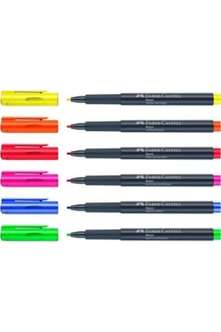Neon Marker 6'lı Set