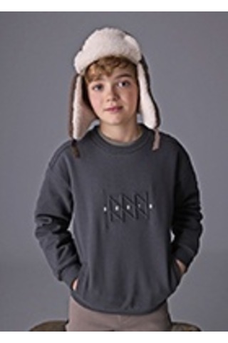 Mayoral 7405-90 Erkek Çocuk Gri Sweat Gri