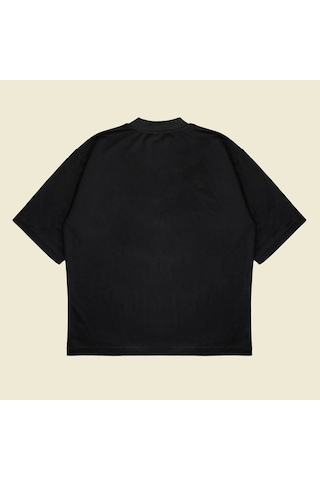 Tarzsokak Best Cat Dad Ever Baskılı Oversize Unisex Pamuklu Nefes Alan Kalın Kumaşlı Siyah