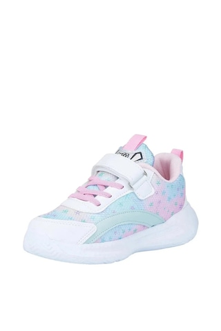 Zacoz Kız Çocuk Sevimli Figürlü Renkli Günlük Spor Sneaker Ayakkabı Beyaz