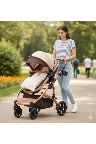 Joel Truva Travel Sistem Bebek Arabası Çift Yönlü 6 In 1 Yeni Nesil Travel Sistem Bebek Arabası Siyah / Siyah