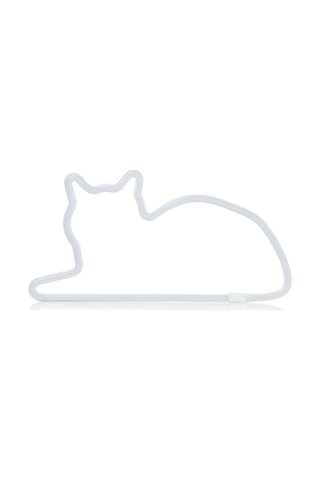 Mustard Sitting Cat Led Işık