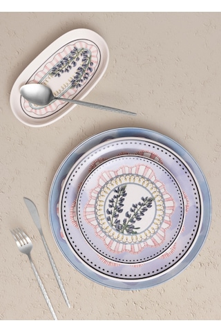 The Mia Spring Servis Tabağı 30 Cm Spr0005 Çok Renkli