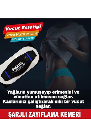 Titreşimli Karin Kası Masaj Kemeri