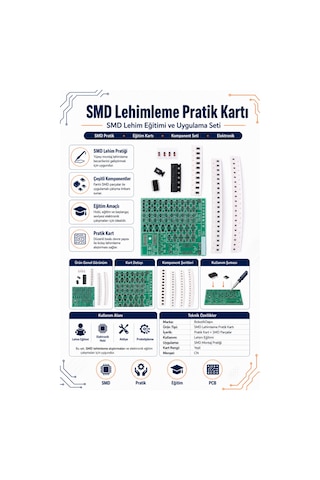 Smd Lehimleme Pratik Kartı