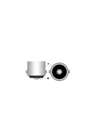 2 Adet 12v P21w 93 Tek Duy Düz Tırnak Amber Diadem Chrome Ampul Ba15s