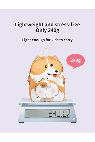 Supercute Two İn One Sırt Çantası - Shiba Dog Turuncu