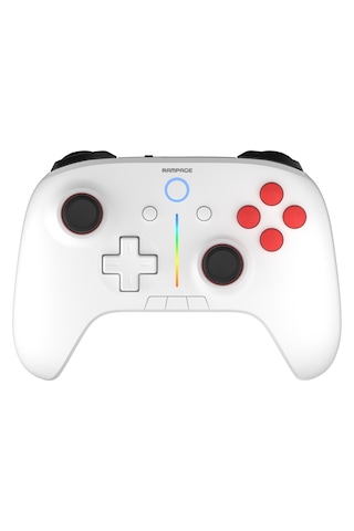 Rampage Hydra Android/PC Uyumlu Kablosuz(Bluetooth & 2.4 Ghz) Oyun Kolu Gamepad - Beyaz