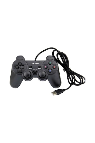 Concord C-850 Bilgisayar Pc Oyun Konsol Gamepad Kolu Titreşimli