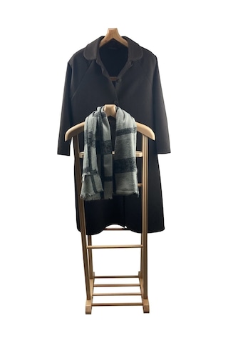 Melada Mobilya Gürgen 155 Cm Çift Tepeli Dilsiz Uşak Ham Cilalı Ceviz