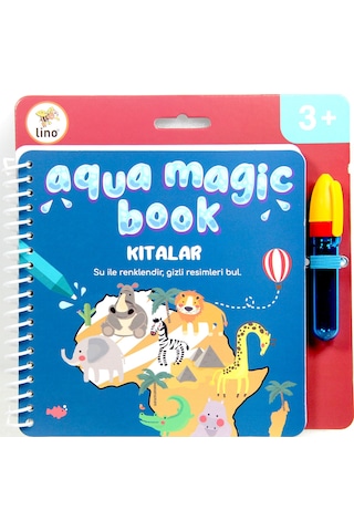 Aqua Magic Kıtalar Sihirli Boyama Kitabı